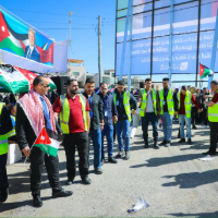 كهرباء إربد تشارك باستقبال حضرة صاحب الجلالة الهاشمية الملك عبدالله الثاني ابن الحسين